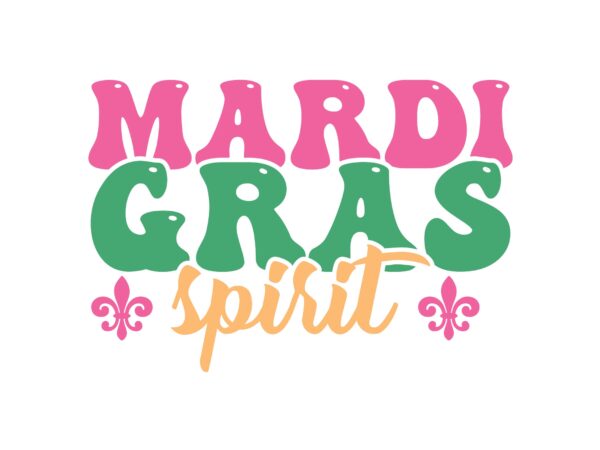 Mardi gras spirit t shirt designs for sale