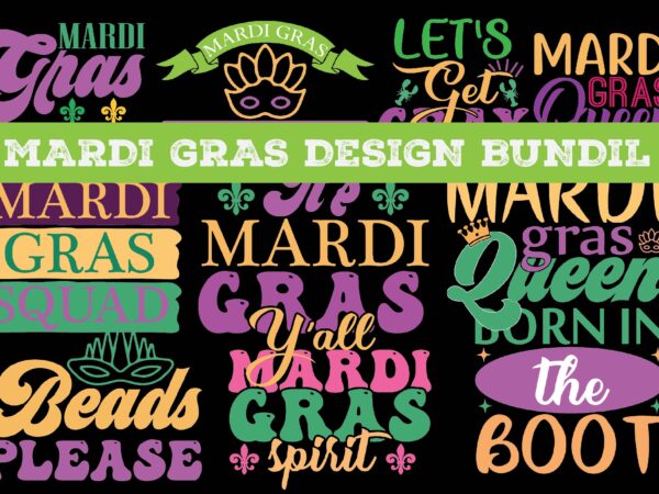 Mardi gras design bundil