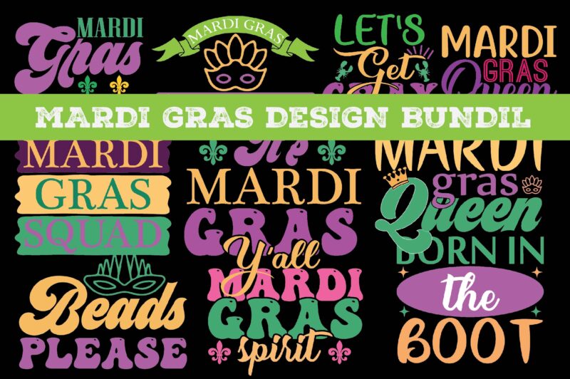 mardi gras DESIGN BUNDIL