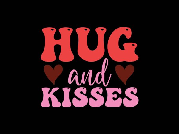 Hug and kisses graphic t shirt