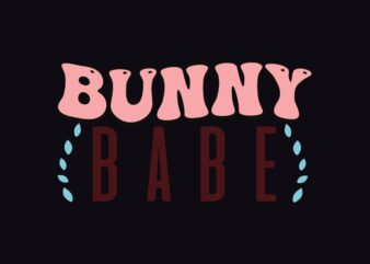 Bunny Babe t shirt template