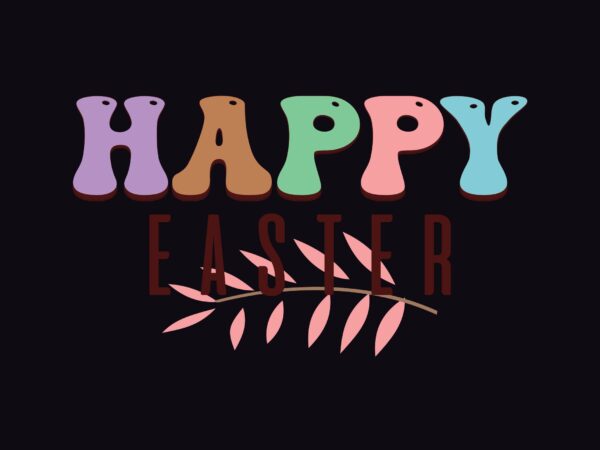 Happy easter graphic t shirt