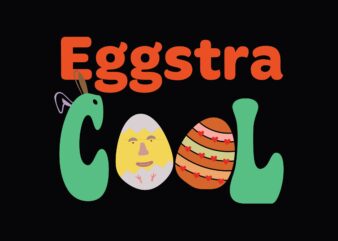 Eggstra Cool vector clipart