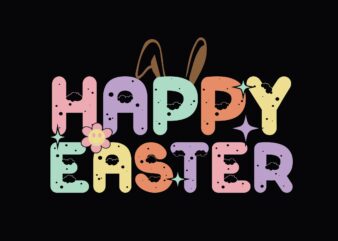 happy easter graphic t shirt