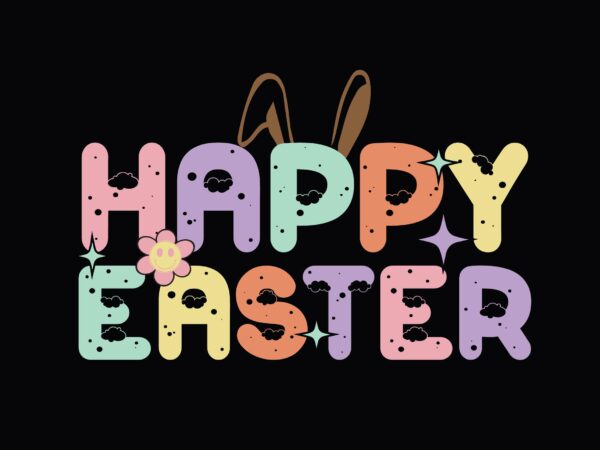 Happy easter graphic t shirt