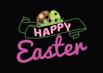 happy easter graphic t shirt