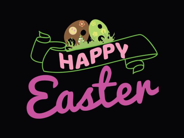 Happy easter graphic t shirt