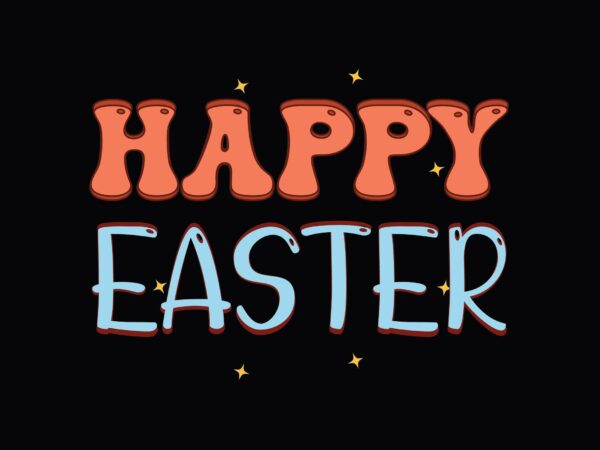 Happy easter graphic t shirt