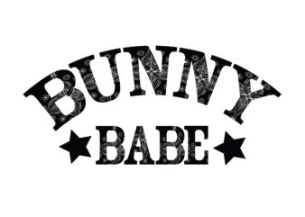 Bunny Babe SVG