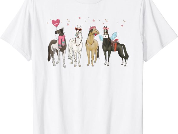 Women horse valentine’s day horse lover horse mom t-shirt