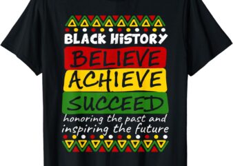 black history month decorations melanin African American T-Shirt