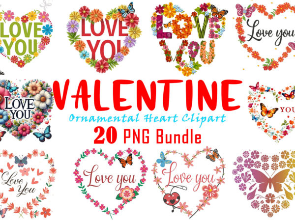 Valentines day boho heart illustration t-shirt clipart crafted for print on demand websites