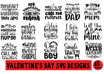 Valentines SVG designs bundle,Valentines svg bundle, Valentines Day Svg, Happy valentine svg, Love Svg , Heart svg, Love day svg, Cupid svg,
