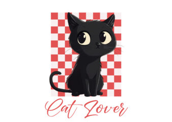 cat lover t shirt design