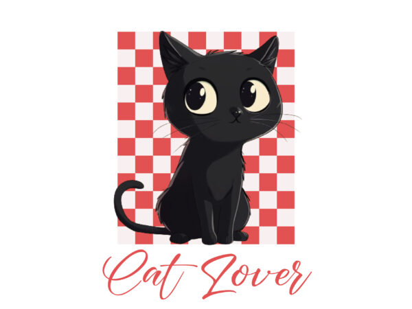 Cat lover t shirt design