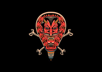 devil in the lamp