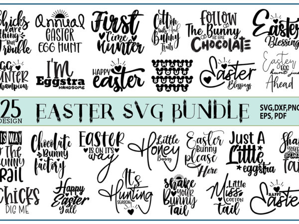 Easter svg design bundle