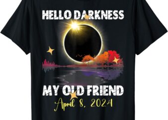 funny solare eclipse 2024 for april 8 2024 solar eclips T-Shirt