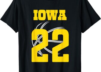 iowa 22 clark American basketball player T-Shirt