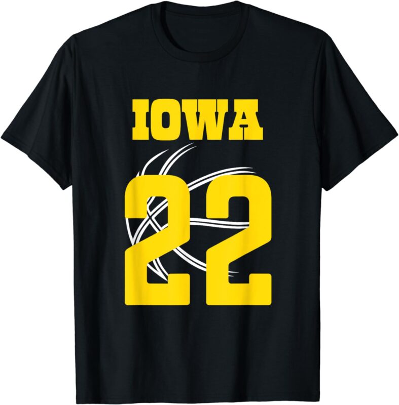 iowa 22 clark American basketball player T-Shirt