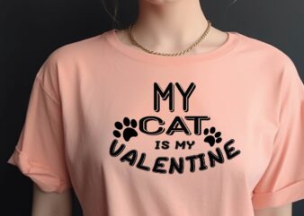 My cat is my valentine