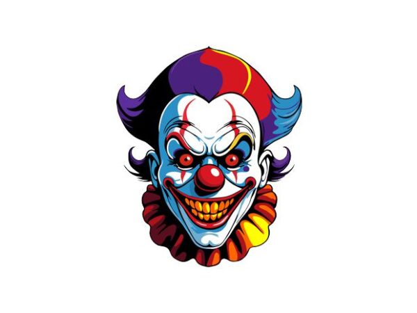 The clown t shirt designs for sale