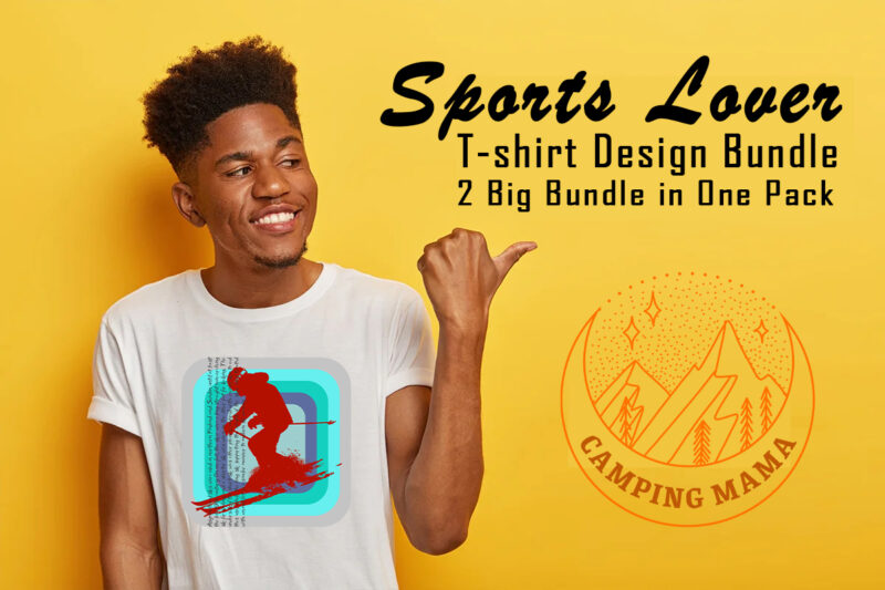 Wild Sports Lover t-shirt Illustration Bundle