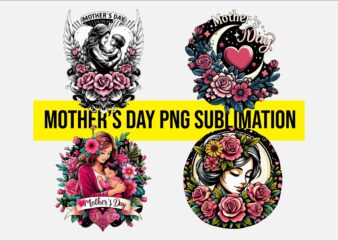 Mothers day png sublimation bundle