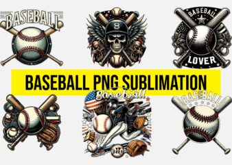 Baseball PNG Sublimation Bundle