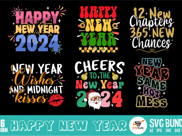 Happy new year t-shirt design bundle, , happy new year shirt, new years shirt, funny new year tee, happy new year t-shirt, new year gift