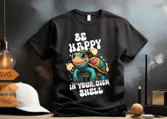 Be happy in your own shell Turtles funny Autism-Awareness-Puzzle T-Shirt design vector, autism, awareness, month, t-shirt, Be happy in your