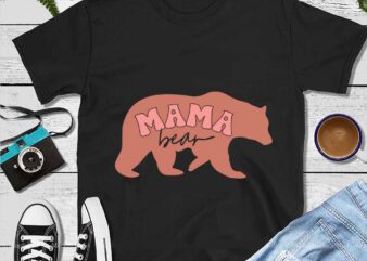 Mother’s Day Png, Mom Png, Mama Bear Png