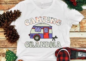 Camping Grandma Png t shirt vector file