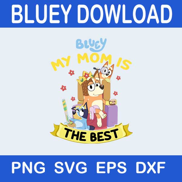 Peace Love Bingo Svg, Bluey Family Svg, Momlife Bluey Svg