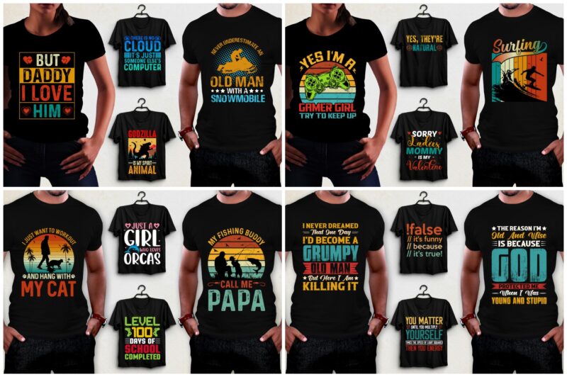 16 POD Best Selling T-Shirt Design Bundle,T-shirt design Bundle, T shirt design Bundle, Design t shirt design Bundle, T shirt design graphic