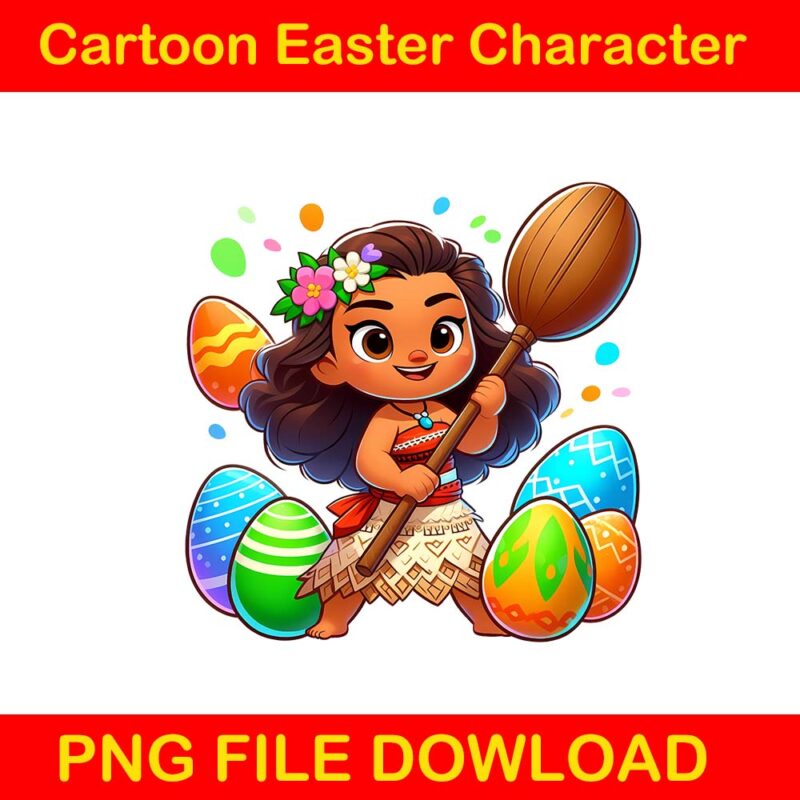 Cartoon easter character png bundle, spring easter png, happy easter day png, superhero easter png, princess easter egg t shirt vector file