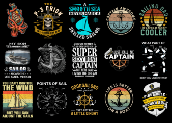 15 sailor shirt designs bundle p2, sailor t-shirt, sailor png file, sailor digital file, sailor gift, sailor download, sailor design