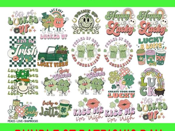 Bundle patrick day png, st patrick’s day bundle png, shamrocks png, irish png t shirt template