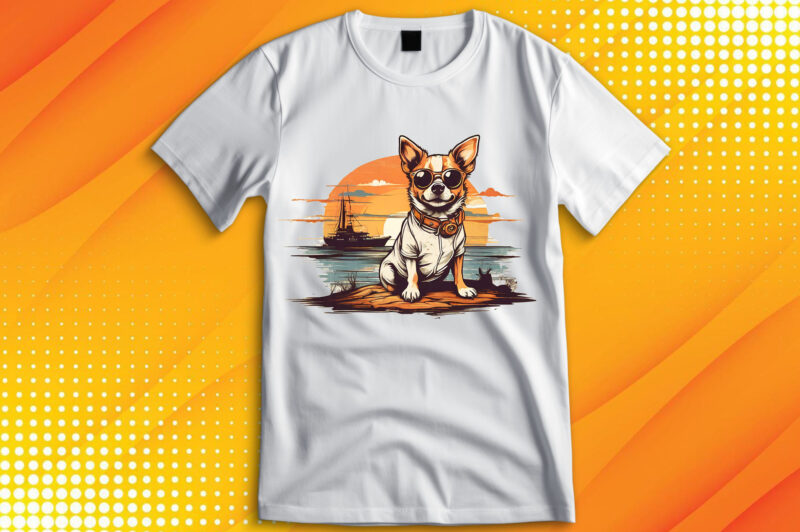Cute Dog Vintage Retro