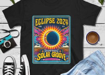 Eclipse 2024 Solar Groove Png vector clipart