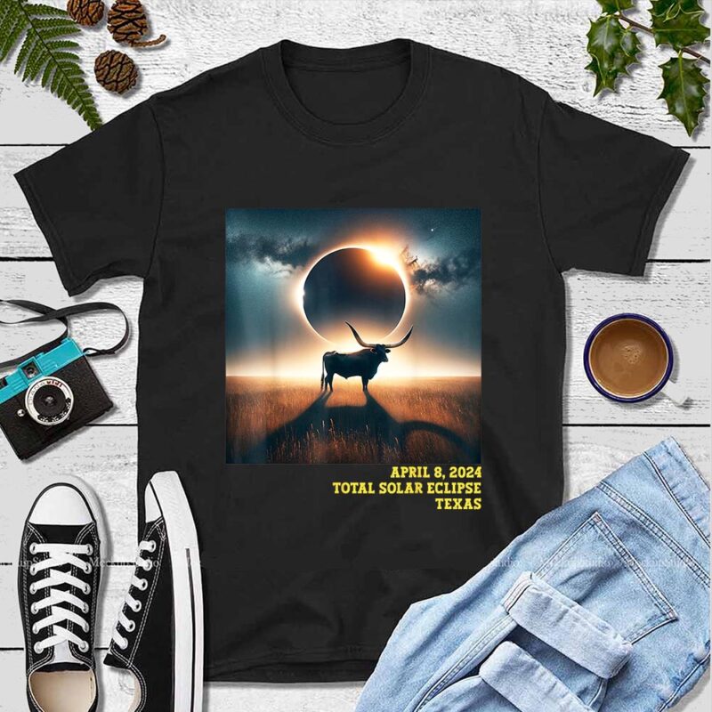 Texas Total Solar Eclipse 2024 Commemorative Astronomical Png