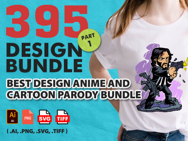 395 best design anime and cartoon parody bundle for commercial part 1 – 90% off