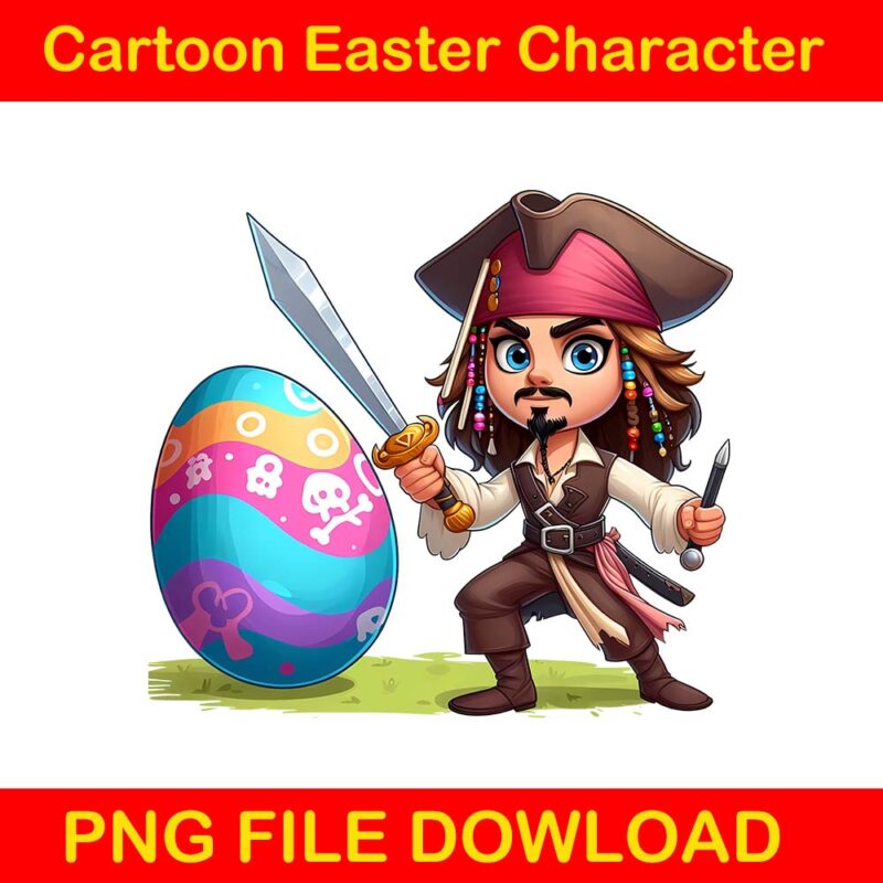 Cartoon easter character png bundle, spring easter png, happy easter day png, superhero easter png, princess easter egg t shirt vector file