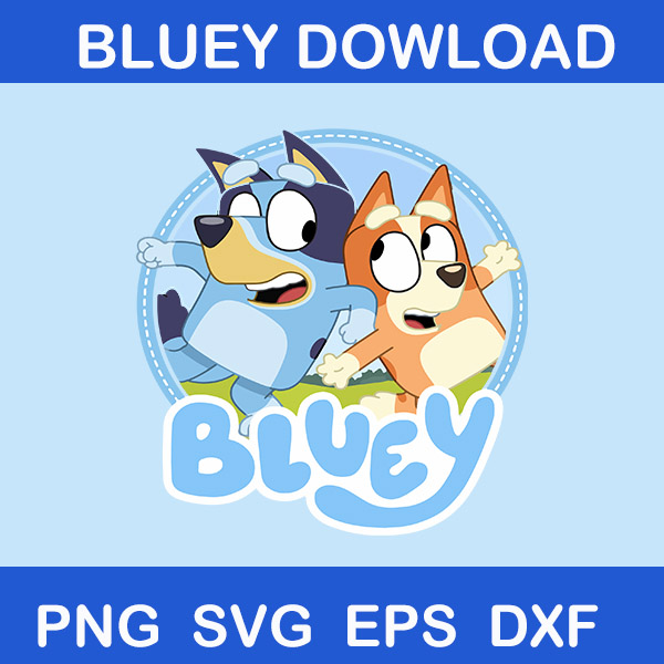 Bluey Family Bundle Svg, Bluey Birthday Svg, Bluey And Bingo Svg