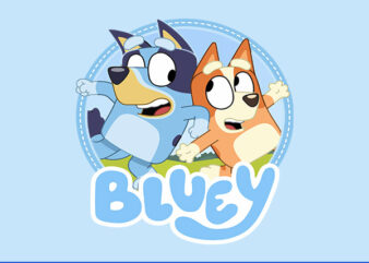 Funny Bluey Svg, Bluey Birthday Svg, Bluey And Bingo Svg