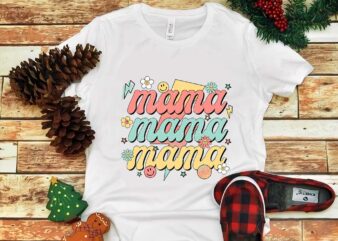 Mother’s Day Png, Mama Flower Png t shirt designs for sale