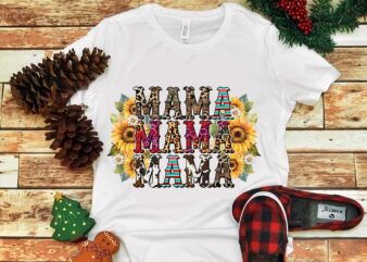 Mama Mama Mama Sunflower Png t shirt designs for sale