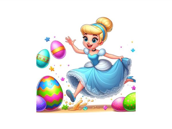 Cartoon easter character png bundle, spring easter png, happy easter day png, superhero easter png, princess easter egg t shirt vector file