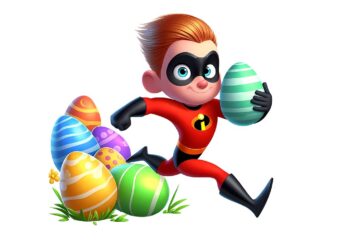 Cartoon easter character png bundle, spring easter png, happy easter day png, superhero easter png, princess easter egg t shirt vector file