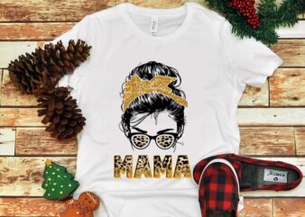 Happy Mother’s Day Png, Mama Messi Bun Png graphic t shirt